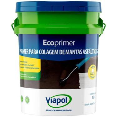 Imagem de Ecoprimer Viapol Base Água Primer P/ Mantas Asfálticas 18L