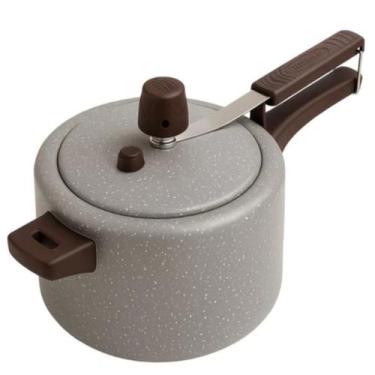 Imagem de Panela De Pressão 4,5 Litros Stone Antiaderente Teflon Leve - Ramos
