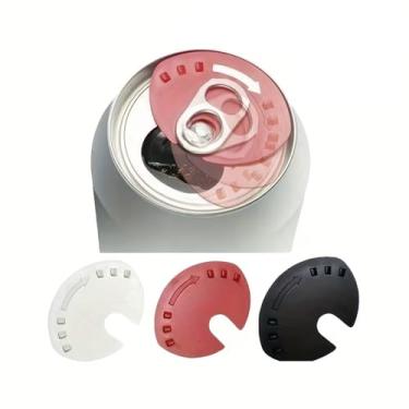 Imagem de 18 peças de tampas seladoras de latas de refrigerante resistentes a vazamentos - Capas de plástico reutilizáveis para manter a fumaça dentro e fora de poeira, lavagem à mão segura para latas (9)