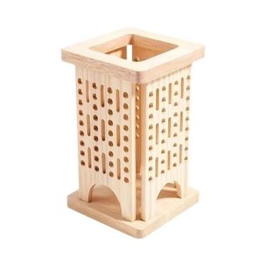 Imagem de Brinquedos Educativos De Lógica Em Madeira Para Crianças, Interativos 