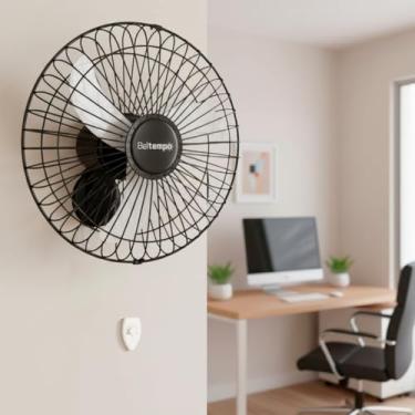 Imagem de Ventilador Oscilante Parede Bivolt Preto Flux 50cm Beltempo