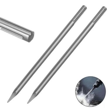 Imagem de Kit 2 Ponteiros 18mm 400mm Sds-max Martelo Bosch Gbh 8-45 D - Fertak