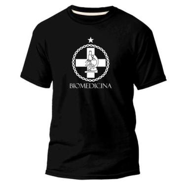 Imagem de Camiseta Algodão Premium Estampa Dtf Faculdade Biomedicina - Pavesi, P