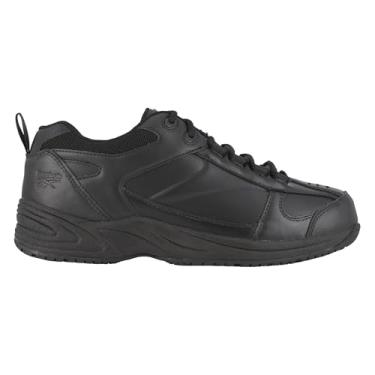 Imagem de Reebok Tênis de trabalho masculino Rb1100 Jorie Street Sport Jogger Preto Segurança, Preto, 4.5 Wide