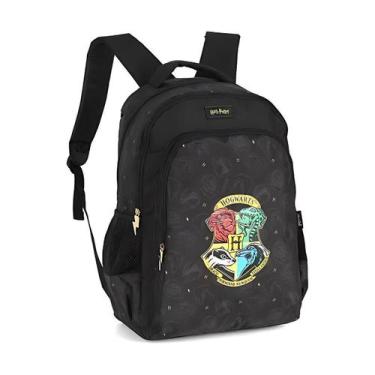 Imagem de Mochila Escolar Harry Potter Wizarding World Preta - Luxcel