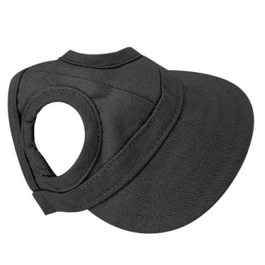 Imagem de Naroote Boné de Beisebol Ajustável para Cães e Gatos, Chapéu Respirável Ao Ar Livre para Viagens de Verão, Material de Lona Esportiva, Proteção UV, Adequado para Animais de Estimação Pequenos, (L)