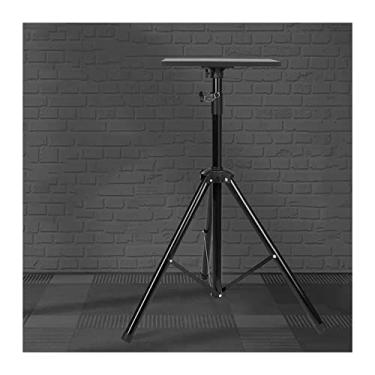 Imagem de Suporte de áudio para alto-falante suporte de alto-falante surround suporte de amplificador de máquina de áudio base de subwoofer bandeja de base de tripé palco engrossado metal ferro profissional