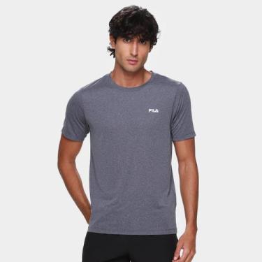 Imagem de Camiseta Fila Sport Melange II Masculina, Marinho, G