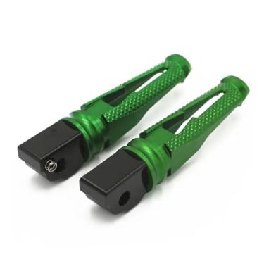 Imagem de Anti-derrapante Pedal De Apoio Para Os Pés Traseiro Para S1000RR S1000R S1000XR HP4 Pé Do Passageiro Atrás Descanso Para(Verde)