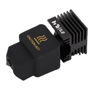 Imagem de Jiawu Substituição do Kit Hotend do Bocal de Aço Endurecido para Impressora 3D, Fácil Desmontagem e Instalação, Compatível Com H2D A1, PLA/ABS/PETG/TPU/filamento de Madeira, Design de Garganta (0,2