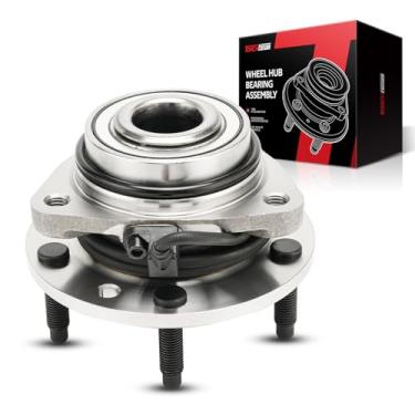 Imagem de Torchbeam 1PC Rolamentos de cubo de roda dianteira 1997-2005 Blazer, 1997-2004 S10, 1997-2001 Jimmy, 1997-2004 Sonoma, 1997-2001 Bravada, 1998-2000 Hombre W/ABS 5 Lug 5133 124