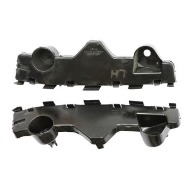 Imagem de XQSMWF 2 peças de suporte de retenção de para-choque dianteiro esquerdo e direito compatível com Mazda 2 Demio 2011 2012 2013 2014 D652500T1C D652500U1C