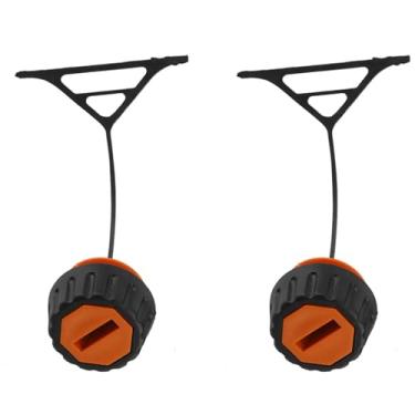 Imagem de Luqeeg Tampa de Gás de para Peças de Motosserra, Tampa de óleo Combustível Fácil de Usar para Agricultura 2 Peças