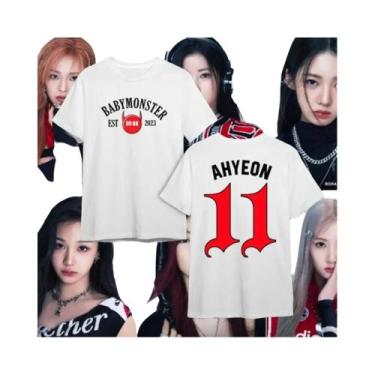 Imagem de Camiseta Feminina Com Gola Redonda E Estampa Babymonster Ahyeon Asa Ra
