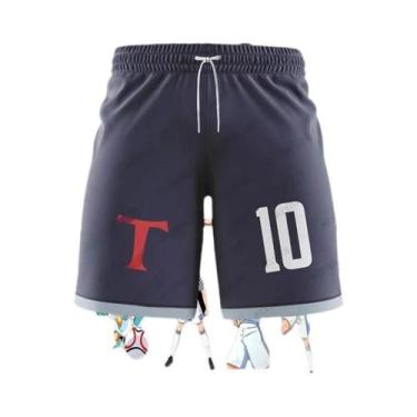 Imagem de Calções De Futebol Olive Benji Para Praia, Fitness E Esportes, Para Cr