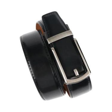 Imagem de Cinto De Couro Genuíno Masculino Com Fivela Automática Ajustável Estil