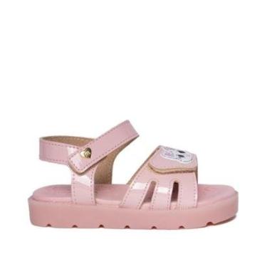 Imagem de Sandália Infantil Molekinha Bebê Cat com Led Rosa-Feminino
