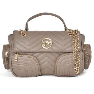 Imagem de Bolsa Tiracolo Multipocket Bag Via Marte AlçaCorrente B2-601-Feminino
