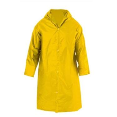 Imagem de Capa de Chuva Modelo Italiano com Capuz - Worker, GG, Amarelo