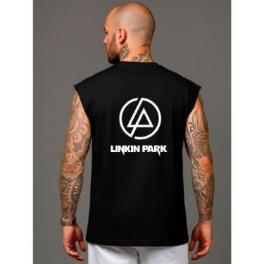 Imagem de Regata Oversized Masculina Estampa Link Park Regatão Verão Lançameto -