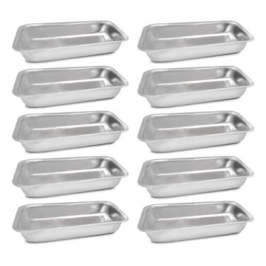 Imagem de KIT COM 10 ASSADEIRAS PARA PÃO CASEIRO / BOLO INGLÊS/ CUCA/ FORMA GELO