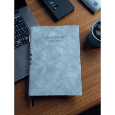 Imagem de Caderno de Anotações A5 Elegante Brochura com Caneta Capa Aveludada - 