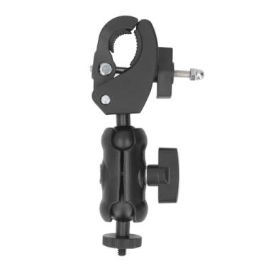 Imagem de Cuofyunl braçadeira para câmera de bicicleta, suporte de liga de alumínio com interface de parafuso de 1/4 cabeças, montagem de câmera esférica para instar360