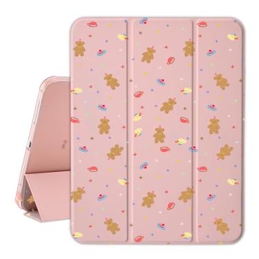 Imagem de Idocolors Capa para iPad de 11 polegadas (chip A16) 2025 11ª geração/iPad 10,9 polegadas 2022 10ª geração, suporte de lápis embutido com despertar/hibernar automaticamente, capa traseira de