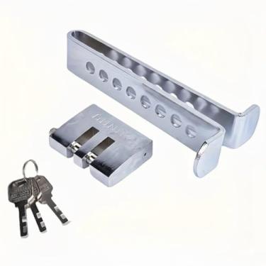 Imagem de Trava Antifurto Pedal Freio Carro Caminhão Aço Reforçado