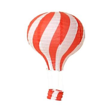 Imagem de Lanternas De Papel Em Forma De Balão De Ar Quente DIY De 12 Polegadas 