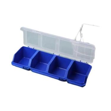 Imagem de Caixa Organizadora De Plástico Durável Com Múltiplos Compartimentos Pa