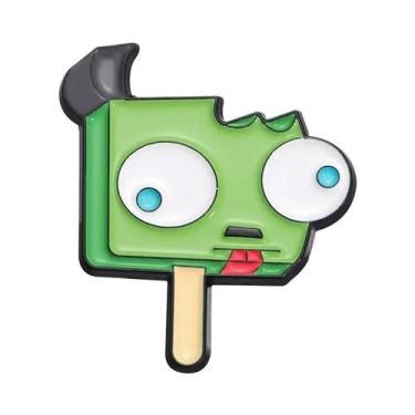 Imagem de Broches De Esmalte E Crachás De Lapela Do Desenho Animado Alien Invade