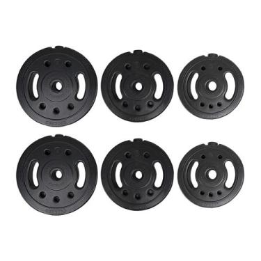 Imagem de Kit anilha 20 kg kenkorp treine em casa