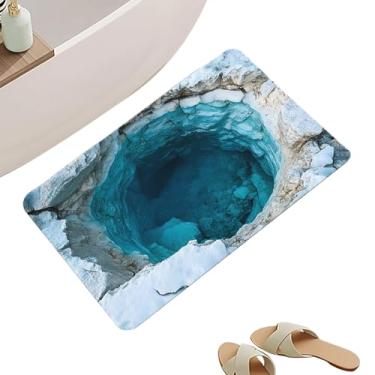 Imagem de Tapete de ilusão, tapete de cascata estético lavável | Ilusão de tapete 3D | para decoração de casa, sala de estar, quarto, cozinha, entrada, escritório, hotel, apartamento, fazenda