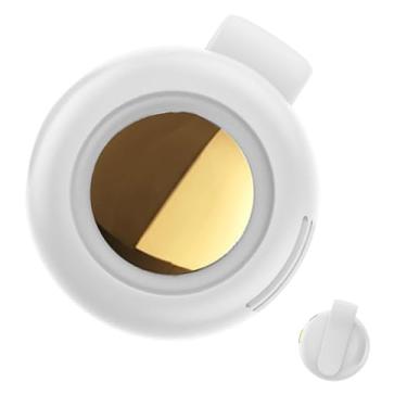 Imagem de Ventilador portátil com clipe | Clipe de ventilador portátil silencioso pequeno sem pás | Refrigerador de ar recarregável sem lâminas, pequenos aparelhos legais rotativos de 360 graus para homens