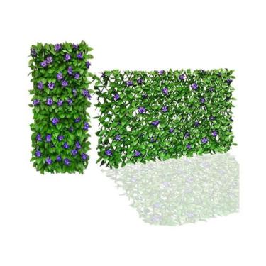 Imagem de Tela Expansível De Hera Artificial Para Decoração De Parede, Varanda, 