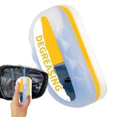 Imagem de Escova de limpeza de de óleo automotivo - de visão clara antiembaçamento | com removedor de de óleo de vidro de refil - para visão clara no espelho retrovisor do para- , SUV