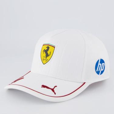 Imagem de Boné Puma Ferrari Hamilton BB Branco, Único