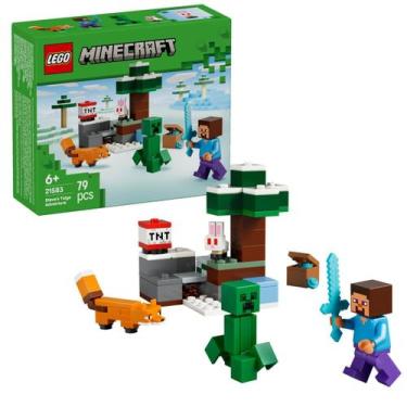 Imagem de A aventura de Steve na Taiga Minecraft 79 Peças 21583 - Lego