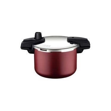 Imagem de Panela de Pressão Tramontina 4,5 Litros Arizona Revestimento Antiaderente Starflon Vermelha