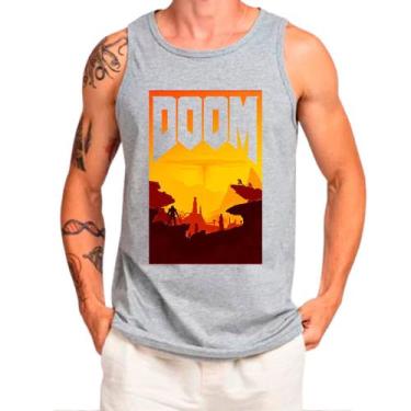 Imagem de Camiseta doom jogos games camisa masculina lançamento 01 - DESIGN CAMI