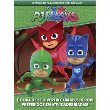 Imagem de Livro - PJ Mask - Superlivro para colorir com adesivos - On Line Edito