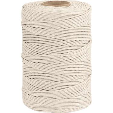 Imagem de Corda Multifilamento Trançada, 3 Mm X 603 M, Branca, Vonder