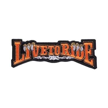 Imagem de Patch Bordado Estilo Punk Para Motocicleta, Termocolante Para Roupas, 