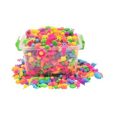 Imagem de Kit De Criação De Joias Com Miçangas DIY Para Meninas, Kit Criativo De