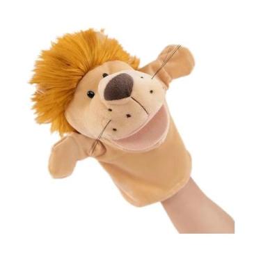 Imagem de Brinquedos Educativos De Pelúcia Kawaii, Fantoches De Animais, Leão, E