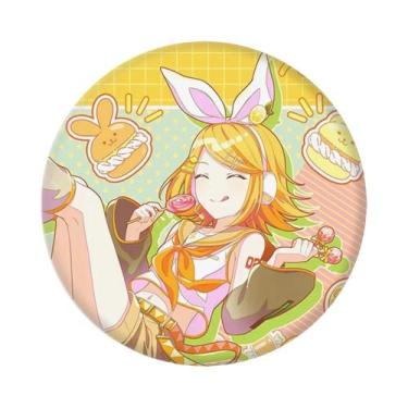 Imagem de 58mm anime pjsk aniversário cosplay traje crachá pino spte flandres br