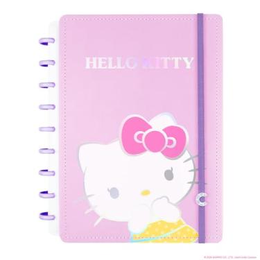 Imagem de Caderno Inteligente, Médio, Hello Kitty, 172x231 mm, 80 Folhas decoradas
