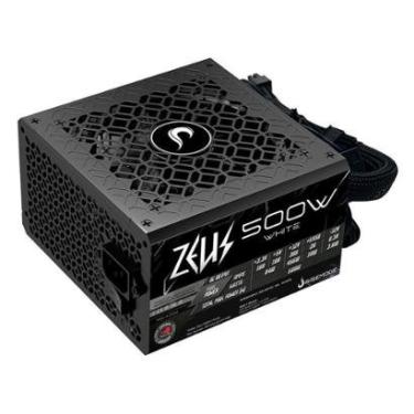 Imagem de Fonte Gamer Rise Mode Zeus, 500W, PFC Ativo, Preto - RM-PSU-01-WT-500-Unissex