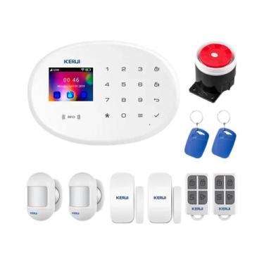 Imagem de Kit De Sistema De Alarme Inteligente WIFI GSM Com Sensor De Porta, Det